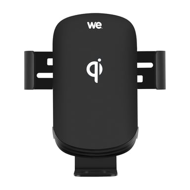 WE Soporte para teléfono con cargador inalámbrico de 15 W, apertura automática Fijación de ventosa + rejilla de ventilación