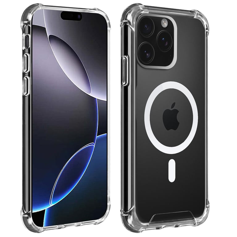 Akashi Coque TPU Angles Renforcés MagSafe Apple iPhone 16 Pro Max - vue 2