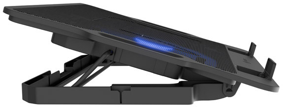 NATEC DIPPER 2 système de refroidissement pour ordinateurs portables 43,9 cm (17.3'') 650 tr/min Noir