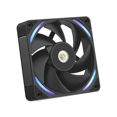 Ventilateur boîtier NZXT F120X 120 mm PWM Noir avec éclairage RGB