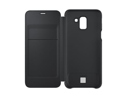 Samsung EF-WJ600 coque de protection pour téléphones portables 14,2 cm (5.6'') Étui avec portefeuille Noir Samsung Galaxy J6 (2018)