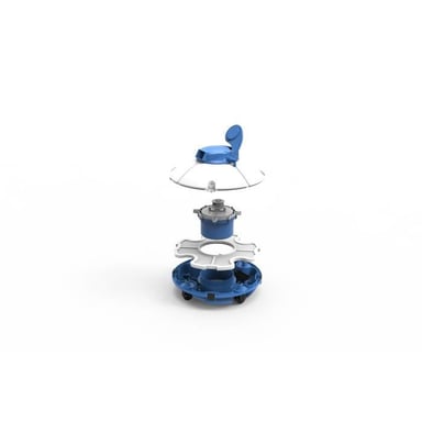 BESTWAY Robot aspirador Frisbee - Para piscinas de fondo plano - 5 x 3 m