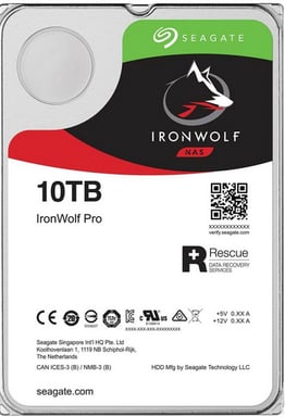 Seagate IronWolf Pro ST10000NE000 disque dur 3.5'' 10 To Série ATA III