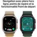 Apple Watch Ultra 2 OLED 49 mm Digital 410 x 502 Pixeles Pantalla táctil 4G Negro Wifi GPS (satélite)