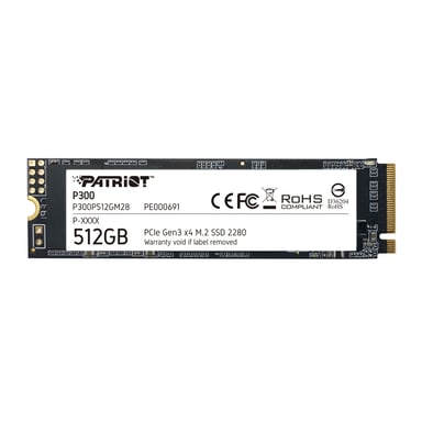 Patriot Memory P300P512GM28 disque SSD 512 Go M.2 PCI Express NVMe