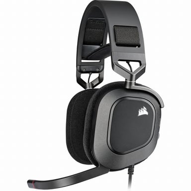 Casque gaming filaire Corsair HS80 RGB USB - Charbon