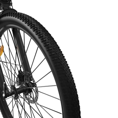 Bicicleta eléctrica Velopro C1 con batería de 36 V y 13 Ah y transmisión Shimano de 7 velocidades - negra