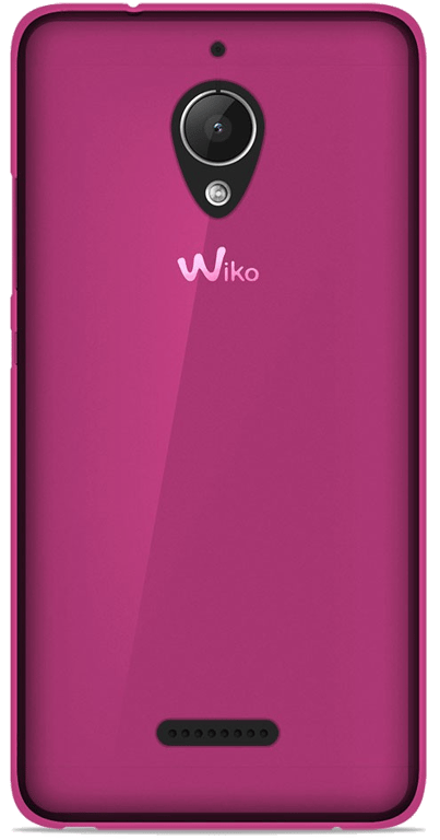 Coque silicone unie compatible Givré Rose Wiko Tommy 2 Plus