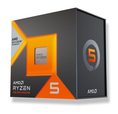 Procesador AMD Ryzen 5 7500X3D de 6 núcleos TRAY