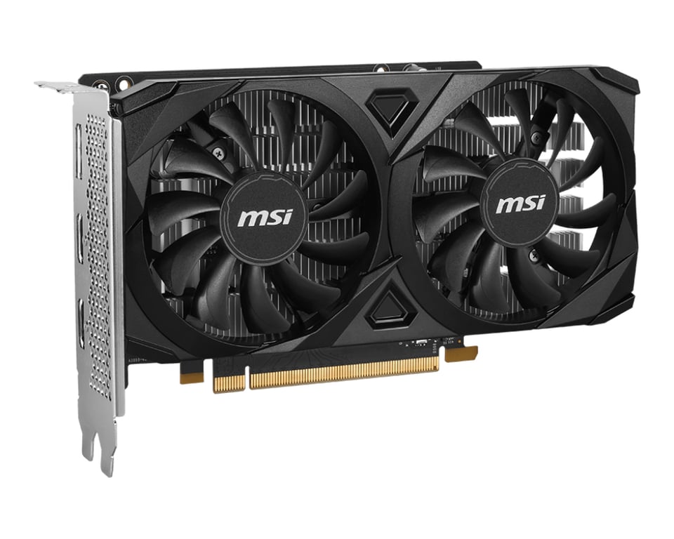 MSI VENTUS GeForce RTX 3050 2X E 6G OC NVIDIA 6 Go GDDR6 Neuf - vue 3
