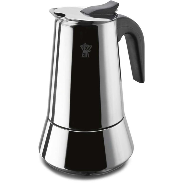 Cafetière italienne PEZZETTI STEELEXPRESS Acier inoxydable 6 tasses Tous feux dont induction - vue 2