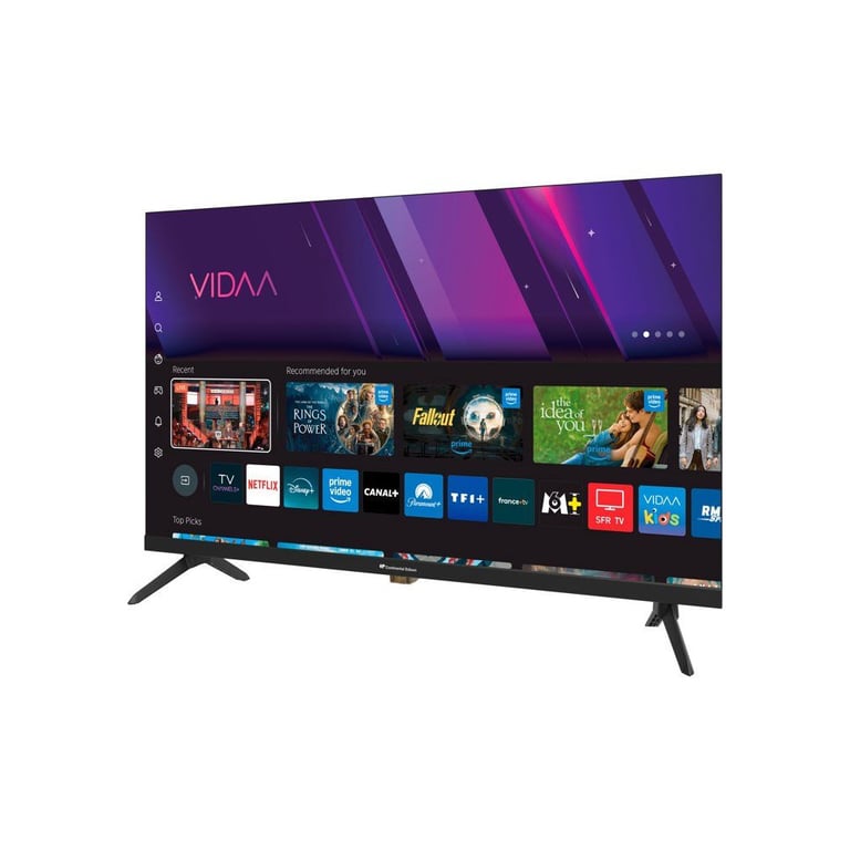CONTINENTAL EDISON CELED32SVHD26B7 TV LED HD 32“ 80 cm 3xHDMI 2xUSB - vue 3