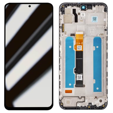 Écran Original Motorola G41 LCD + Vitre Tactile (avec châssis) Gris clair