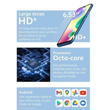 Redmi 10A 32 Go, Bleu, débloqué