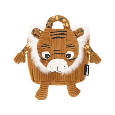 Sac à dos en velours Speculos Le Tigre pour enfants
