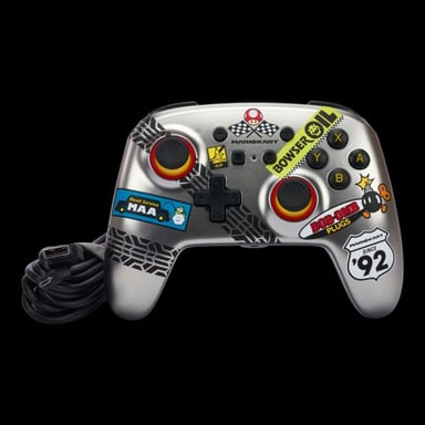 PowerA NSGP0145-01 mando y volante Negro, Azul, Naranja, Rojo, Plata, Blanco USB Gamepad Analógico/Digital Nintendo Switch