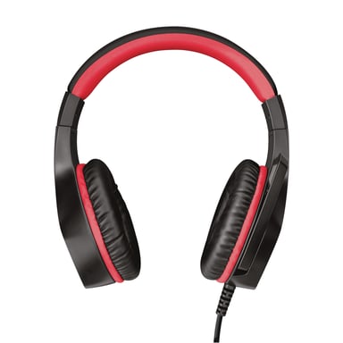 Trust GXT 404R Rana Casque Avec fil Arceau Gaming Noir, Rouge - Neuf Noir - vue 2