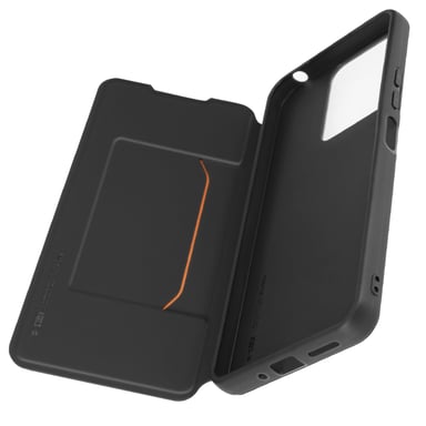 Housse pour Redmi 13C et Poco M6 Porte-carte Dragonne Noir