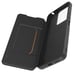 Xfm Funda con cierre para Redmi 13C y Poco M6 Made Card Case Negro