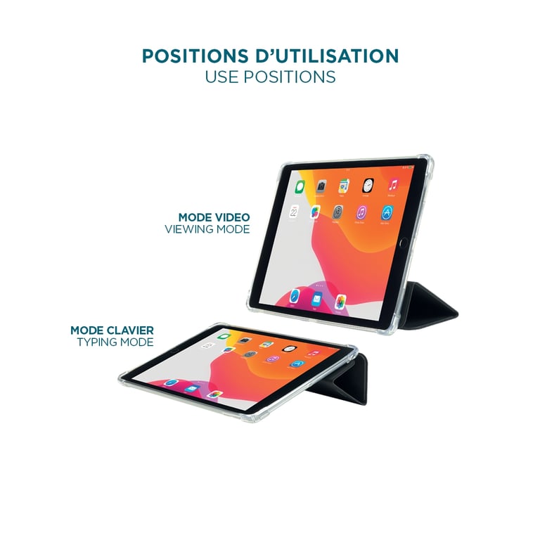 Coque de Protection Folio iPad 10.2 2021/2020/2019, iPad 9/8/7ème