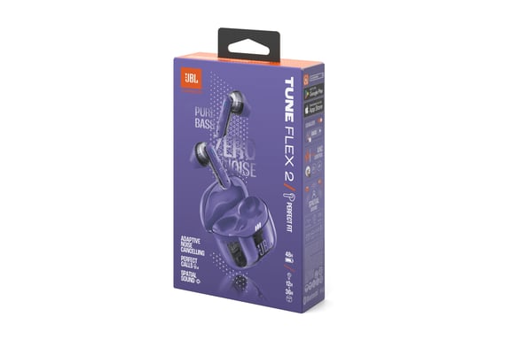 JBL Tune Flex 2 Ghost Edition Auriculares True Wireless Stereo (TWS) Dentro de oído Llamadas/Música Bluetooth Púrpura