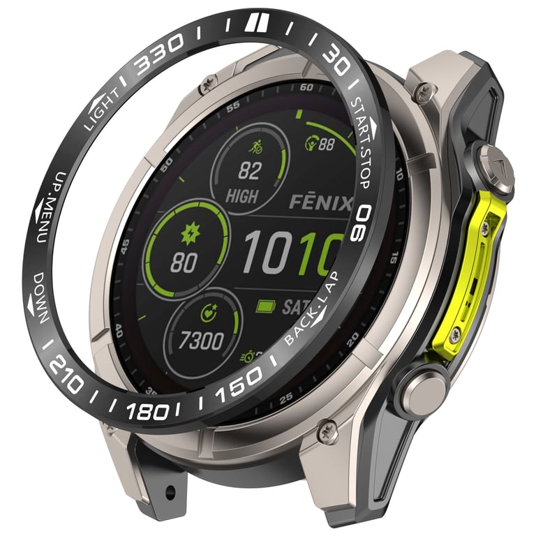 INF Lunette Pour Garmin Tactix 8 51mm Solar- Acier Inoxydable