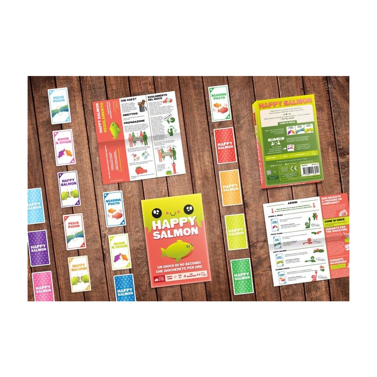 Asmodee Happy Salmon 2 min Jeu de société Fête Neuf - vue 2