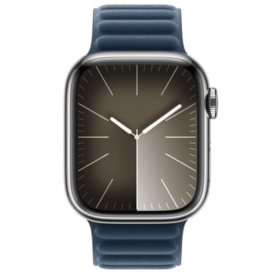 Bracelet à maillons magnétique FineWoven pour Apple Watch Series 1 t/m 9 / SE (38/40/41 mm) | Series 10 / 11 (42 mm) - Taille S/M - Pacific Blue