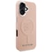 Funda Karl Lagerfeld Initial & Metal Logo MagSafe para iPhone 16, rosa