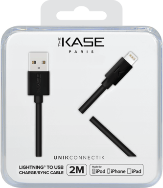 Cavo Lightning con certificazione MFi per ricarica/sincronizzazione Apple (2M), Jet Black
