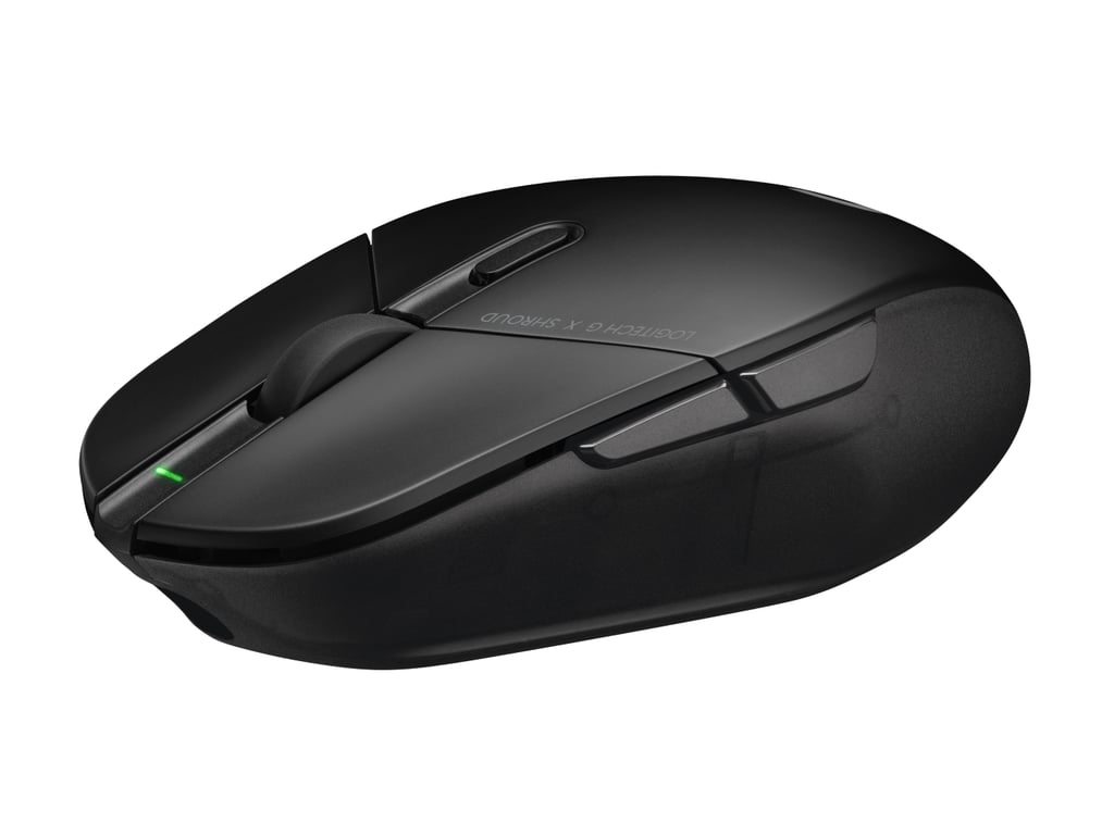 Logitech G G303 Shroud Edition - Souris - optique - sans fil, filaire - USB, LIGHTSPEED - récepteur Logitech LIGHTSPEED - Neuf