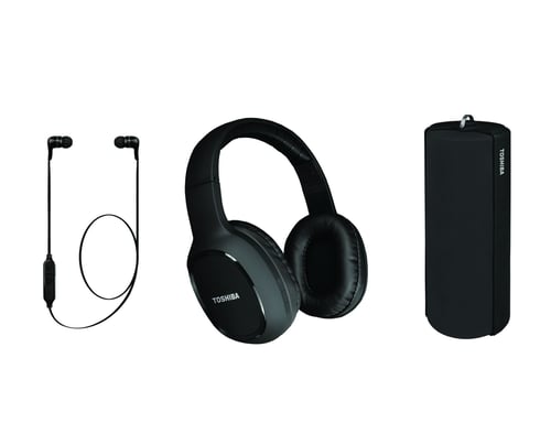 Pack de audio Bluetooth Trio 3 en 1: auriculares + cascos + altavoz