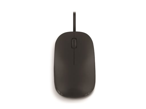 TNB CLASSY - Combo clavier et souris filaires - AZERTY - noir (FR)