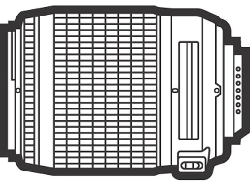 Nikon AF-S DX VR Zoom-Nikkor 55-200mm f/4-5.6G IF-ED SLR Teleobjetivo Negro