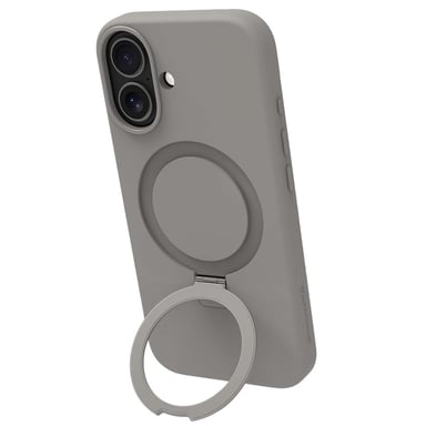 DBRAMANTE1928 Carcasa MagSafe para iPhone 17 Roskilde con Soporte Kickstand y Anillo de Soporte Gris