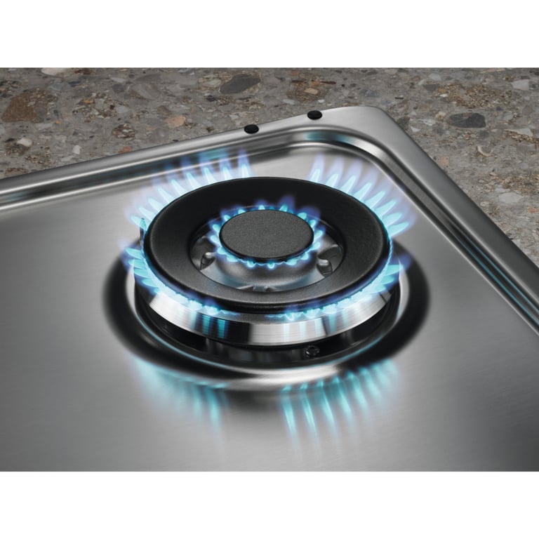 Plaque de cuisson à gaz 5 brûleurs 75 cm Inox ELECTROLUX KGS7566S2X - vue 3