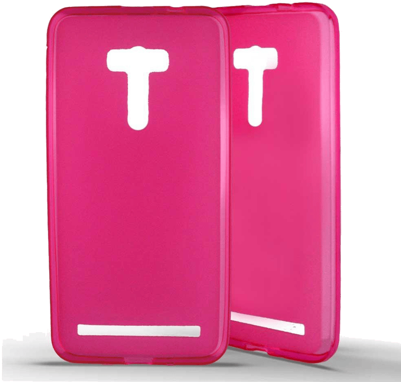 Coque silicone unie compatible Givré Rose Asus Zenfone Selfie ZD551KL