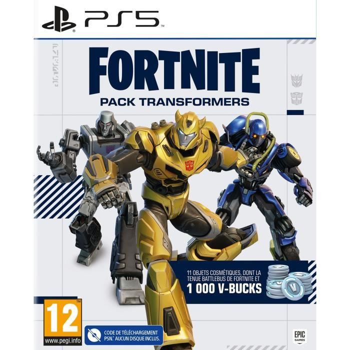 Fortnite Pack Transformers - Jeu PS5 - Neuf