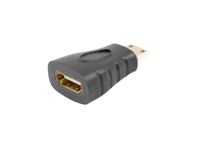 Lanberg AD-0037-BK changeur de genre de câble HDMI HDMI Mini-C