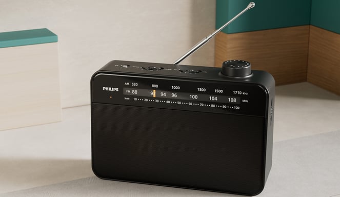 Philips TAR2509/10 Radio portable Analogique Noir