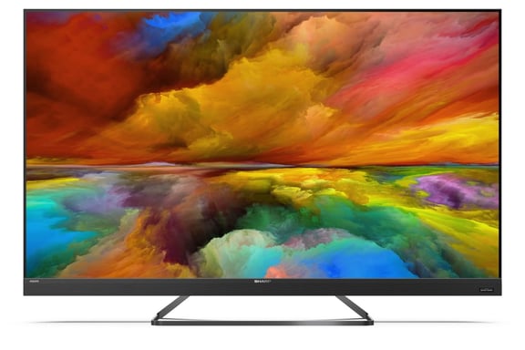 Sharp 50EQ3EA TV 127 cm (50'') 4K Ultra HD Smart TV Wifi Aluminium, Noir