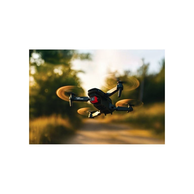 Drone RC TURBO CHALLENGE Elite Drone Screen 400329 avec double caméra écran intégré micro SD 2 batteries USB Neuf - vue 2