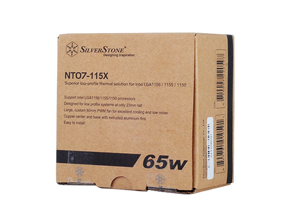 Silverstone SST NT07 système de refroidissement d'ordinateur Carte SIM Refroidisseur 8 cm Métallique Neuf - vue 3