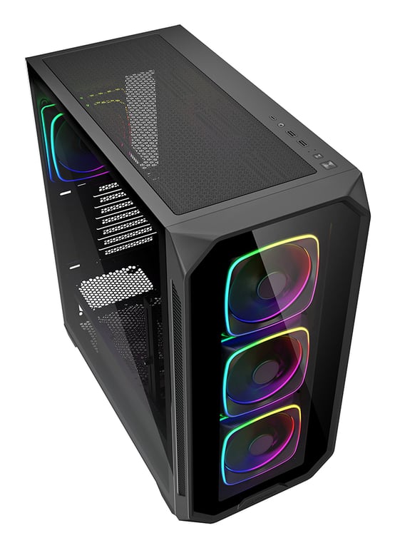Boîtier Sharkoon AK5G RGB ATX Semi Tour Neuf - vue 3