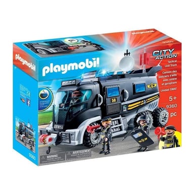PLAYMOBIL 9360 - City Action - Camion della polizia con sirena e lampeggiante - Novità 2019