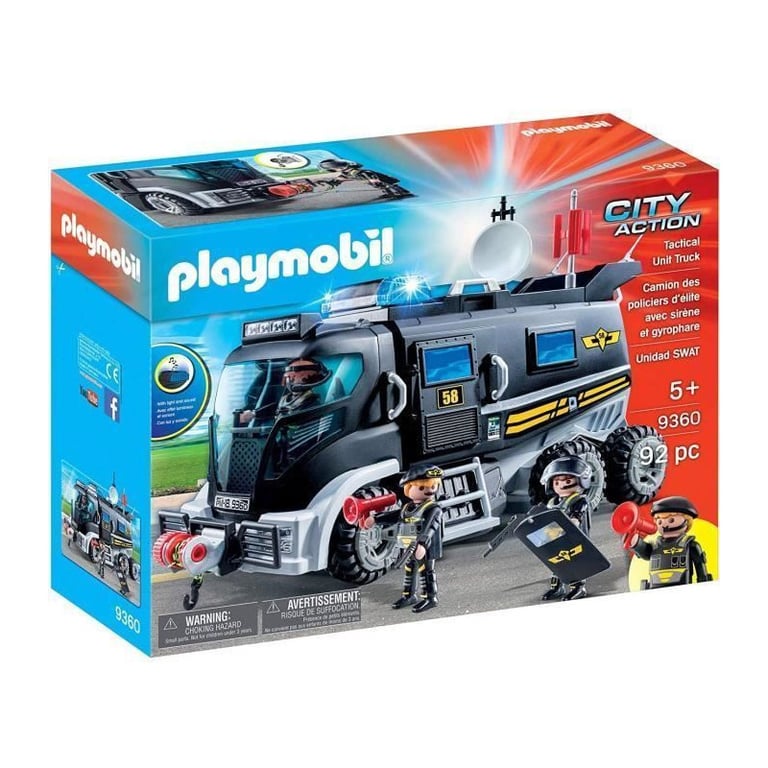Playmobil 9360 Camion Policiers Élite Sirène Gyrophare - vue 2