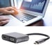 Convertisseur iLike HD5 4en1 USB-C vers Hdmi 4K 30Hz / Moniteur VGA / USB 3.0 / USB-C PD 100W