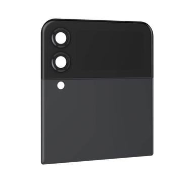 Finestra posteriore superiore originale per Samsung Z Flip 4 con schermo esterno Nero