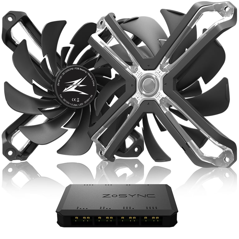 Zalman ZM SF120A3 système de refroidissement d'ordinateur Boitier PC Ventilateur 12 cm Neuf - vue 2