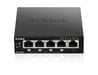 D-Link DGS-1005P/E commutateur réseau Non-géré Gigabit Ethernet (10/100/1000) Connexion Ethernet, supportant l'alimentation via ce port (PoE) Noir